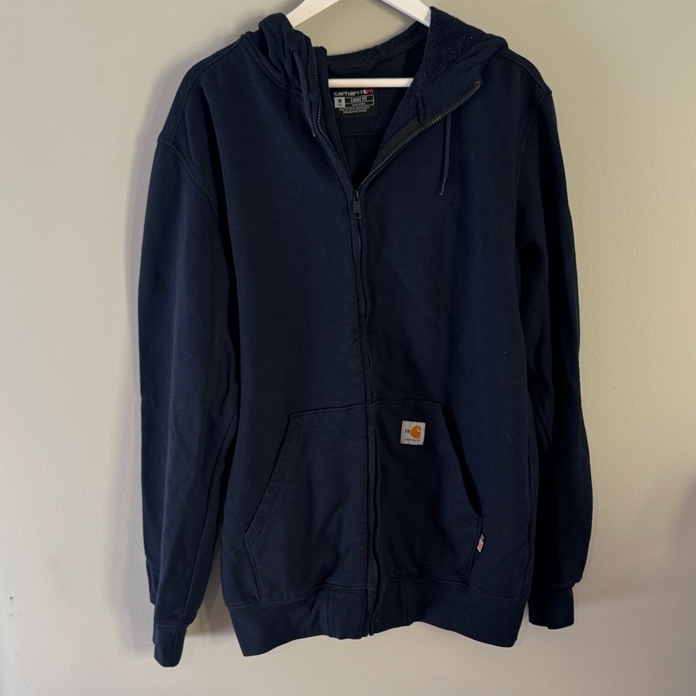Carhartt Men’s M Tall Flame Resistant Force Loose Full Zip Sweatshirt